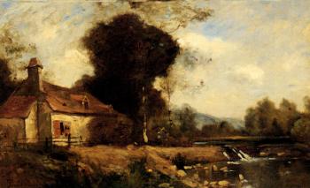 保羅 德西雷 特魯伊貝爾 A Cottage By A Stream 保羅 德西雷 特魯伊貝爾 A Cottage By A Stream